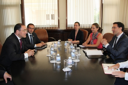 Minister Mitov met with Ambassador Gökçe